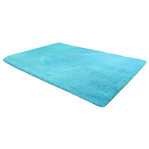 Floor Rugs Large Shaggy Rug Area Carpet Bedroom Living Room Mat – 200 x 140 cm, Turquoise
