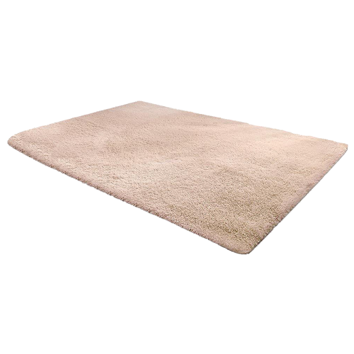 Floor Rugs Large Shaggy Rug Area Carpet Bedroom Living Room Mat – 200 x 140 cm, Beige