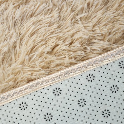 Floor Rugs Large Shaggy Rug Area Carpet Bedroom Living Room Mat – 230 x 160 cm, Beige