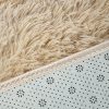 Floor Rugs Large Shaggy Rug Area Carpet Bedroom Living Room Mat – 230 x 160 cm, Beige