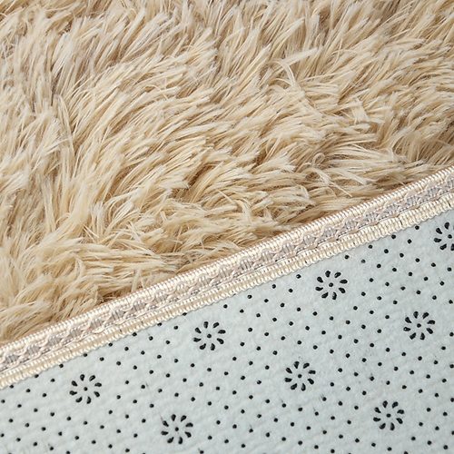 Floor Rugs Large Shaggy Rug Area Carpet Bedroom Living Room Mat – 230 x 160 cm, Beige