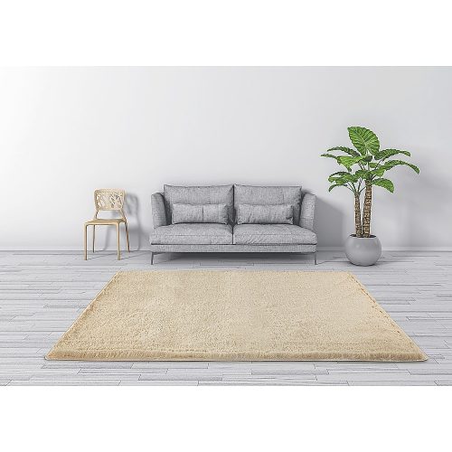 Floor Rugs Large Shaggy Rug Area Carpet Bedroom Living Room Mat – 230 x 200 cm, Beige
