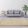 Floor Rugs Large Shaggy Rug Area Carpet Bedroom Living Room Mat – 230 x 200 cm, Beige