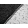 Floor Rugs Large Shaggy Rug Area Carpet Bedroom Living Room Mat – 200 x 140 cm, Black