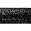 Floor Rugs Large Shaggy Rug Area Carpet Bedroom Living Room Mat – 200 x 140 cm, Black