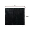 Floor Rugs Large Shaggy Rug Area Carpet Bedroom Living Room Mat – 230 x 200 cm, Black