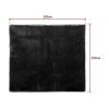 Floor Rugs Large Shaggy Rug Area Carpet Bedroom Living Room Mat – 230 x 200 cm, Black
