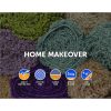 Floor Rugs Large Shaggy Rug Area Carpet Bedroom Living Room Mat – 200 x 140 cm, Grey