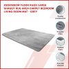 Floor Rugs Large Shaggy Rug Area Carpet Bedroom Living Room Mat – 230 x 160 cm, Grey