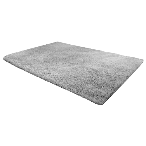Floor Rugs Large Shaggy Rug Area Carpet Bedroom Living Room Mat – 230 x 160 cm, Grey