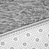 Floor Rugs Large Shaggy Rug Area Carpet Bedroom Living Room Mat – 230 x 160 cm, Grey