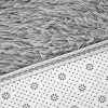 Floor Rugs Large Shaggy Rug Area Carpet Bedroom Living Room Mat – 230 x 160 cm, Grey