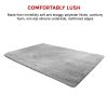 Floor Rugs Large Shaggy Rug Area Carpet Bedroom Living Room Mat – 230 x 160 cm, Grey