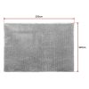 Floor Rugs Large Shaggy Rug Area Carpet Bedroom Living Room Mat – 230 x 160 cm, Grey