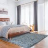 Floor Rugs Large Shaggy Rug Area Carpet Bedroom Living Room Mat – 230 x 200 cm, Grey