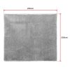 Floor Rugs Large Shaggy Rug Area Carpet Bedroom Living Room Mat – 230 x 200 cm, Grey