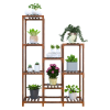 Indoor Outdoor Garden Plant Stand Planter Flower Pot Shelf Wooden Shelving – 9 Shelves