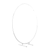 2M Wedding Hoop Round Circle Arch Backdrop Flower Display Stand Frame Background. – White