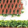 Jasmine Artificial Hedge Extendable Trellis / Screen 2 Meter By 1 Meter UV Resistant (PVC)