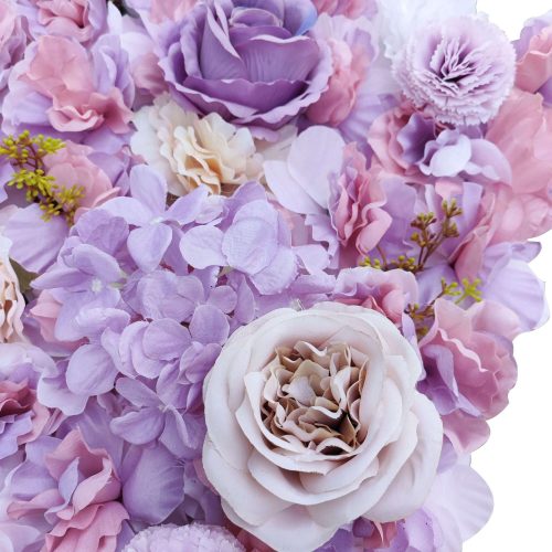 Artificial Flower Wall Backdrop Panel 40cm X 60cm Mixed Flowers