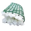Artificial Flower Wall Backdrop Panel 40cm X 60cm Mixed Flowers – Green and White