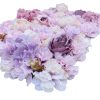 Artificial Flower Wall Backdrop Panel 40cm X 60cm Mixed Flowers – Pink