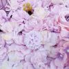Artificial Flower Wall Backdrop Panel 40cm X 60cm Mixed Flowers – Pink