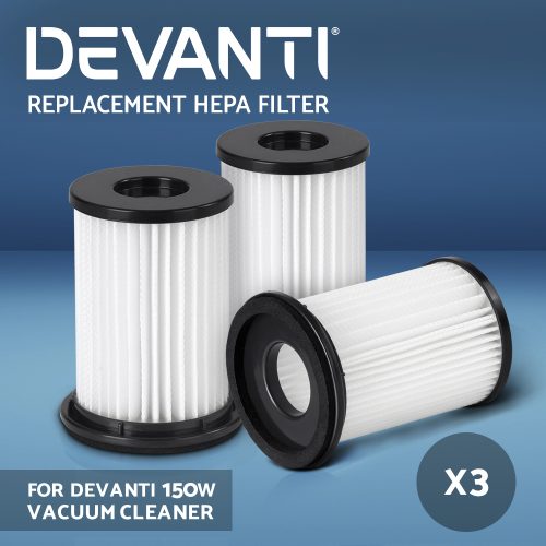Handheld Vacuum Cleaner Replacement Filter – 3 Pack