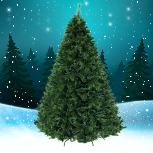 Jingle Jollys Christmas Tree Xmas Trees Decorations Pine-Needle Tips – 7ft – 1584 Tips