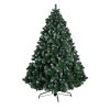 Jingle Jollys Christmas Tree Xmas Trees Decorations Snowy Tips – 7ft – 1250 Tips
