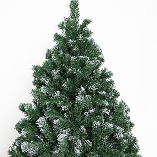 Jingle Jollys Christmas Tree Xmas Trees Decorations Snowy Tips – 7ft – 1250 Tips