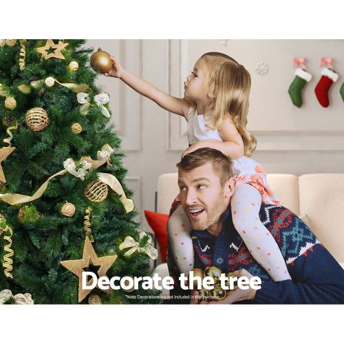 Jingle Jollys Christmas Tree Xmas Trees Decorations Pine-Needle Tips – 8ft – 2100 Tips