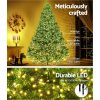 Jingle Jollys Christmas Tree Xmas Tree with LED Lights Warm White – 8ft – 3190 LED