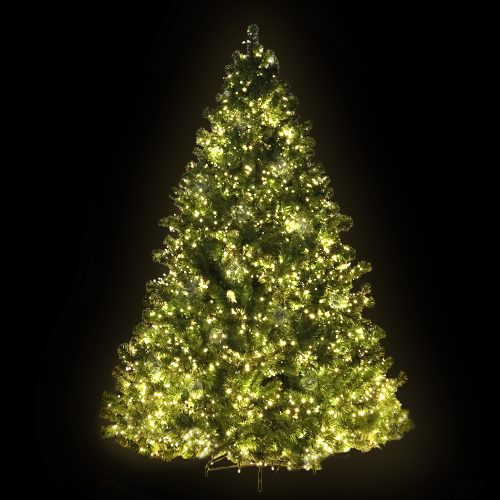 Jingle Jollys Christmas Tree Xmas Tree with LED Lights Warm White – 8ft – 3190 LED