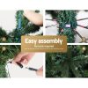 Jingle Jollys Christmas Tree Xmas Tree with LED Lights Warm White – 8ft – 3190 LED