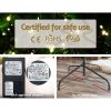 Jingle Jollys Christmas Tree Xmas Tree with LED Lights Warm White – 8ft – 3190 LED