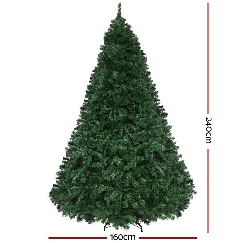 Jingle Jollys Christmas Tree Xmas Tree with LED Lights Multi Colour