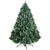 Jingle Jollys Christmas Tree Xmas Trees Decorations Snowy Tips – 8ft – 1500 Tips