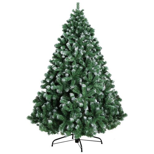 Jingle Jollys Christmas Tree Xmas Trees Decorations Snowy Tips – 8ft – 1500 Tips