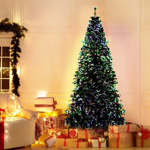 1.8m Christmas Tree Optic Fibre LED Xmas tree 300 Tips