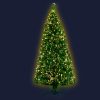 Jingle Jollys Christmas Tree LED Xmas trees Optic Fibre Warm White – 6ft