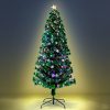 Jingle Jollys Christmas Tree LED Xmas trees with Lights Multi Colour – 7ft