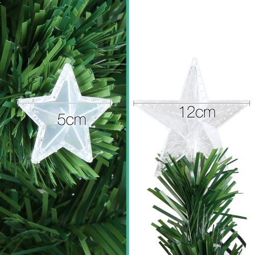 Jingle Jollys Christmas Tree LED Xmas trees with Lights Multi Colour – 7ft