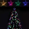Jingle Jollys Christmas Tree LED Xmas trees with Lights Multi Colour – 7ft