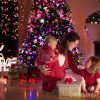 Jingle Jollys Christmas Tree LED Xmas trees with Lights Multi Colour – 7ft