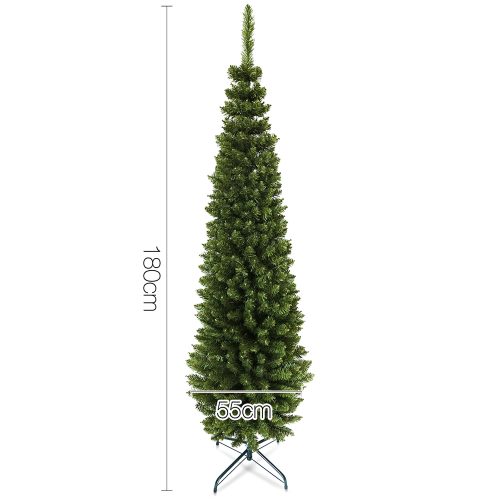 Christmas Tree 1.8m Xmas Tree Decorations Green 300 Tips