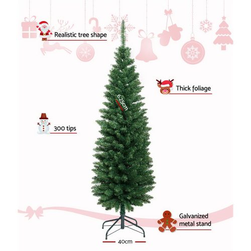 Christmas Tree 1.8m Xmas Tree Decorations Green 300 Tips