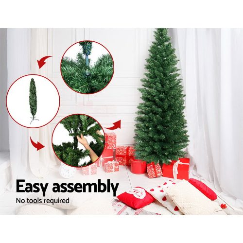 Christmas Tree 1.8m Xmas Tree Decorations Green 300 Tips