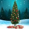 Christmas Tree 1.8m Xmas Tree Decorations Green 300 Tips