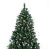 Jingle Jollys Christmas Tree Xmas Trees Decorations Snowy Green Tips – 6ft